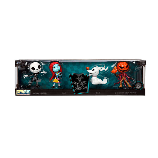 Coffret L'Étrange Noël de Monsieur Jack, 4 figurines en métal de 7 cm