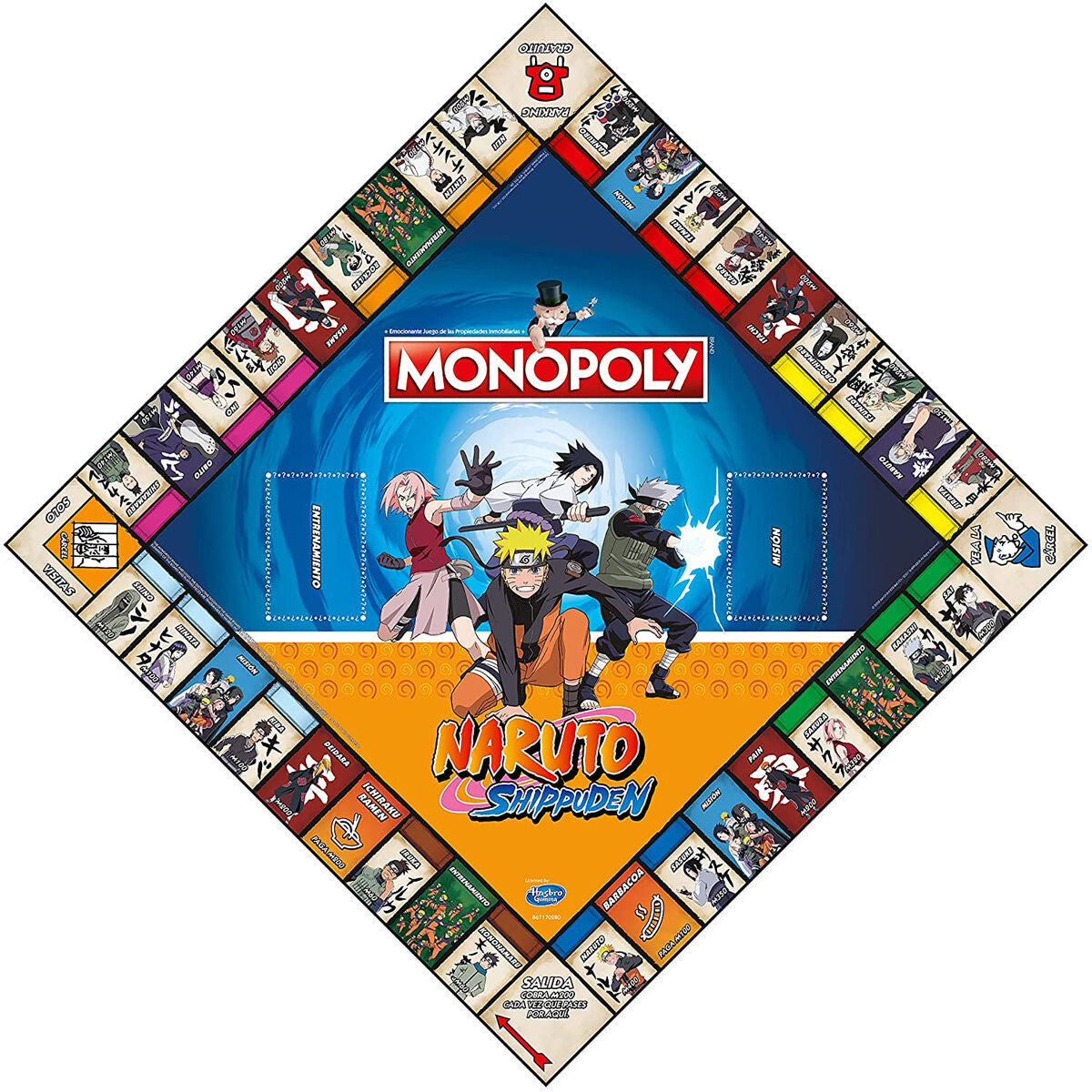 Spanish Naruto Shippuden monopoly game Nerdscape
