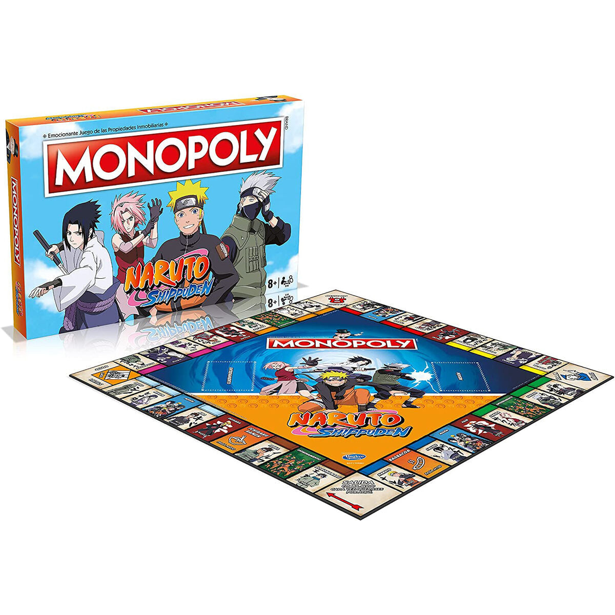 Spanish Naruto Shippuden monopoly game Nerdscape