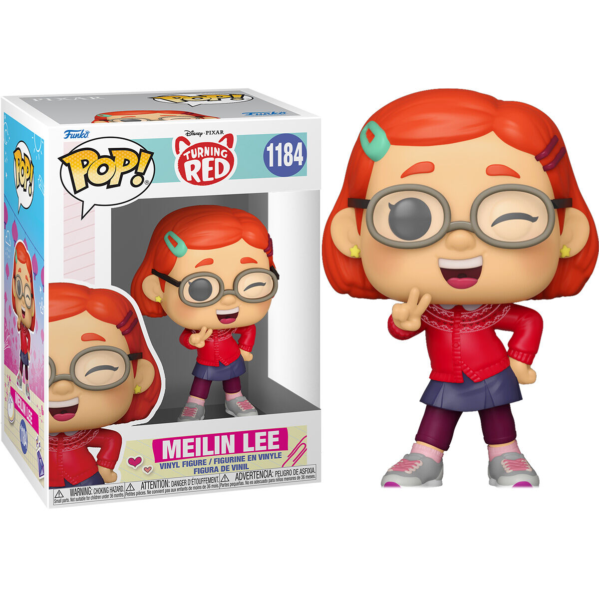 Funko Pop! Disney Pixar Turning Red Meilin Lee - Figura da Collezione Vinyl Nerdscape