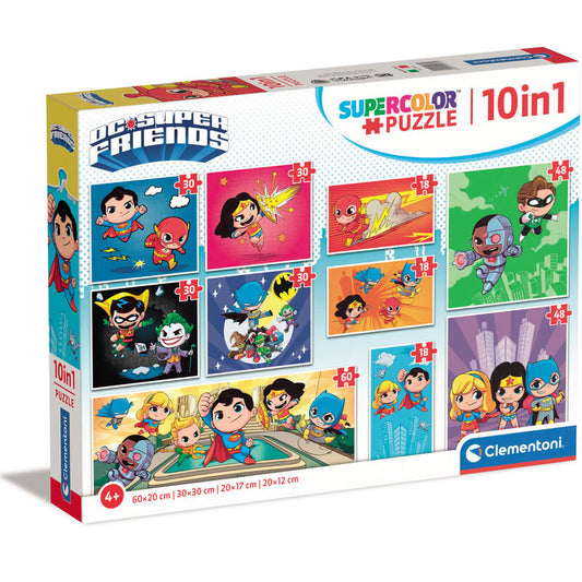 DC Comics puzzle 18+30+48+60pcs Nerdscape