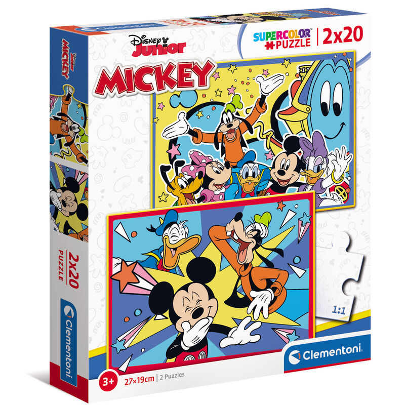 Disney Mickey puzzle 2x20pcs Nerdscape