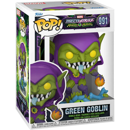 Funko Pop! Marvel Monster Hunters Green Goblin - Figura da Collezione Vinyl Nerdscape