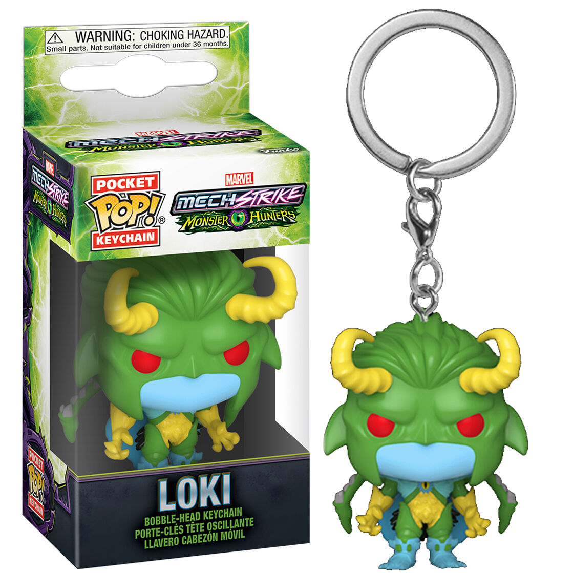 Funko Pop! Marvel Monster Hunters Loki - Figura da Collezione Vinyl Nerdscape