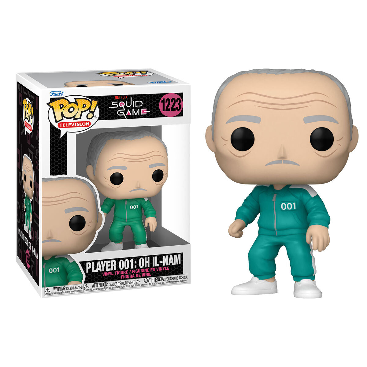 Funko Pop! Squid Game Il-nam 001 - Figura da Collezione Vinyl Nerdscape