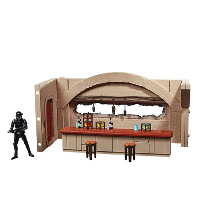 Star Wars Mandalorian Nevarro Cantina + Imperial Death Trooper figure set Nerdscape
