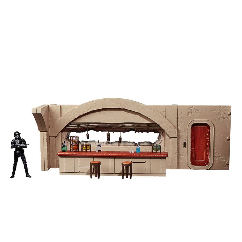 Star Wars Mandalorian Nevarro Cantina + Imperial Death Trooper figure set Nerdscape