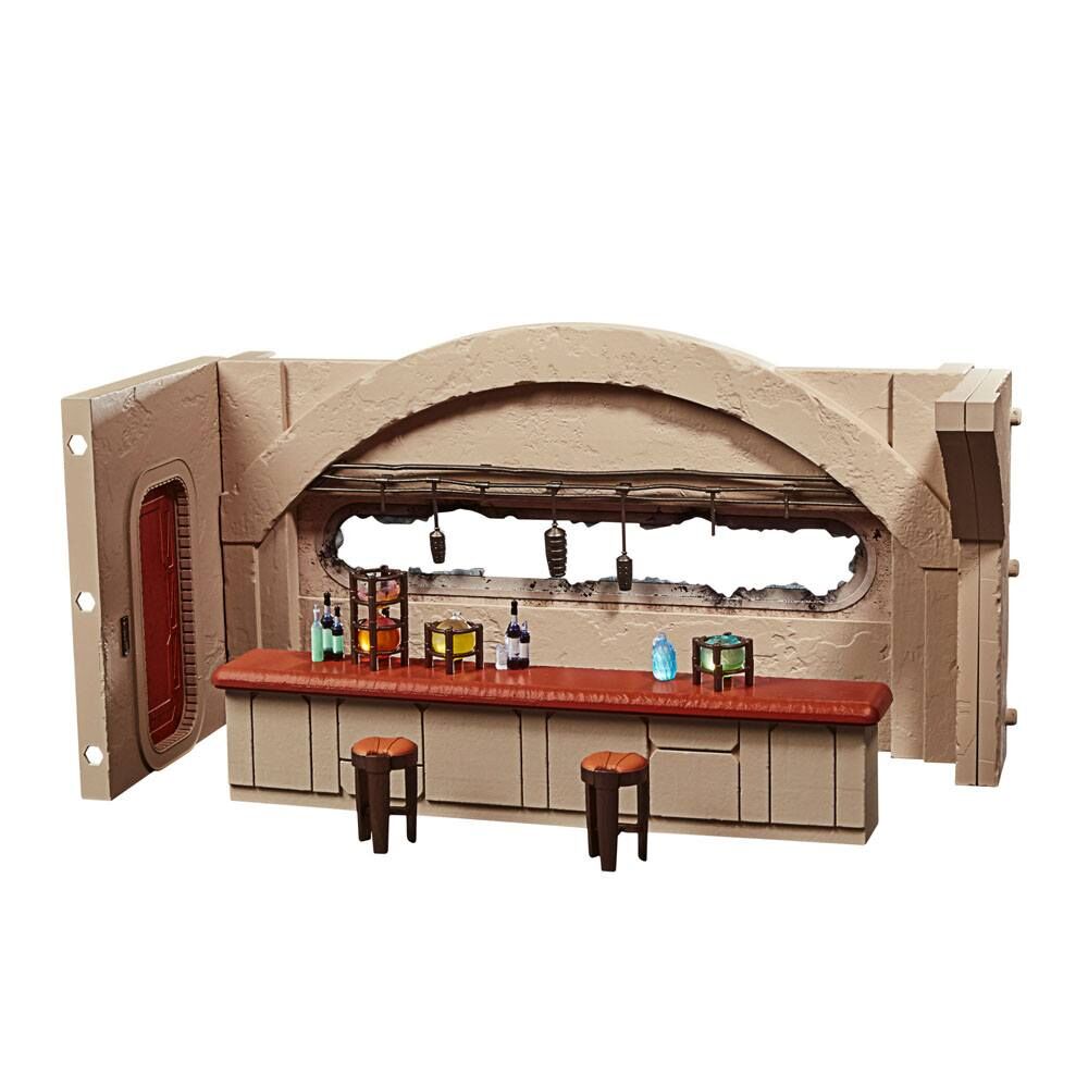 Star Wars Mandalorian Nevarro Cantina + Imperial Death Trooper figure set Nerdscape