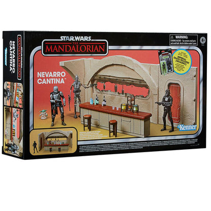 Star Wars Mandalorian Nevarro Cantina + Imperial Death Trooper figure set Nerdscape