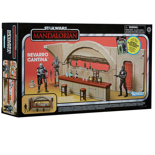Star Wars Mandalorian Nevarro Cantina + Imperial Death Trooper figure set Nerdscape
