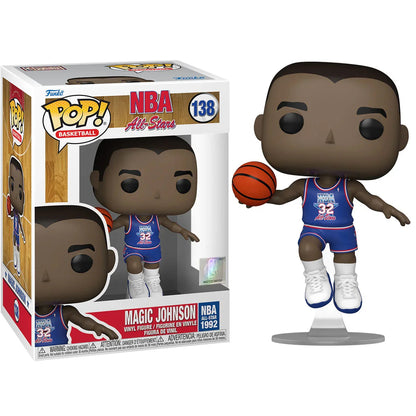 Funko Pop! NBA All Star Magic Johnson 1992 - Figura da Collezione Vinyl Nerdscape