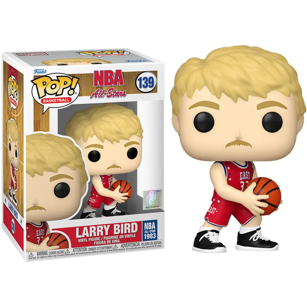 Funko Pop! NBA All Star Larry Bird 1983 - Figura da Collezione Vinyl Nerdscape