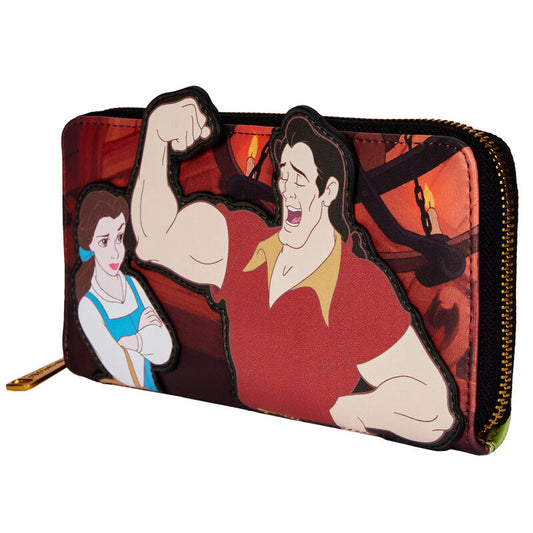 Portefeuille Loungefly Disney La Belle et la Bête - Gaston (Méchant)