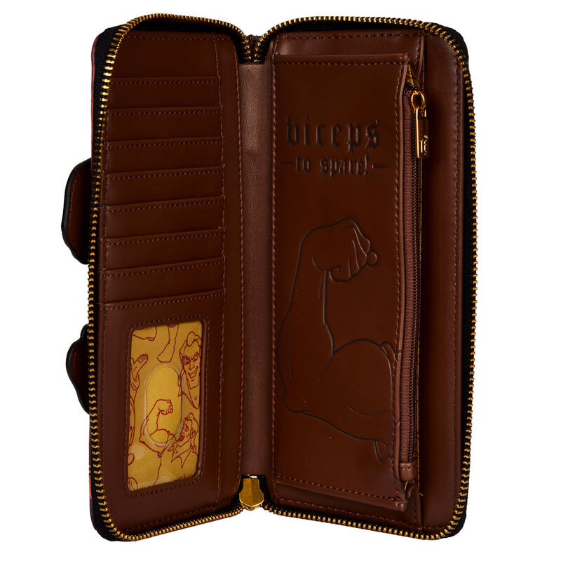 Loungefly Disney Beauty and the Beast Villains Gaston Scene wallet Nerdscape