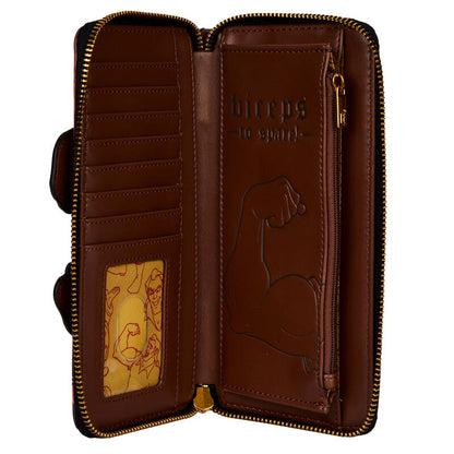 Loungefly Disney Beauty and the Beast Villains Gaston Scene wallet Nerdscape