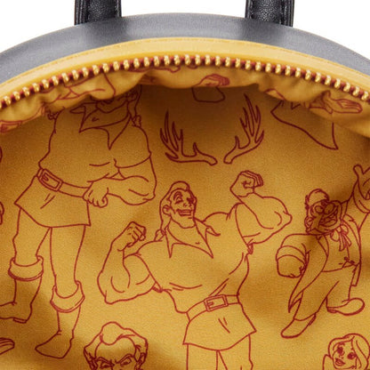 Loungefly Disney Beauty and the Beast Villains Gaston Scene backpack 26cm - Nerdscape