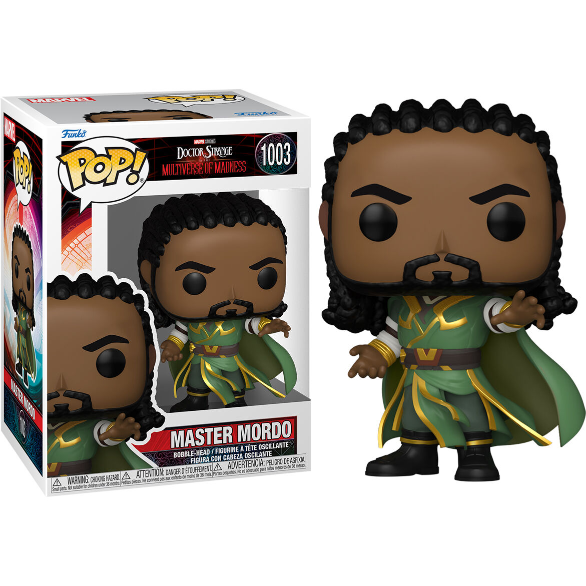 Funko Pop! Doctor Strange Multiverse of Madness Master Mordo - Figura da Collezione Vinyl Nerdscape