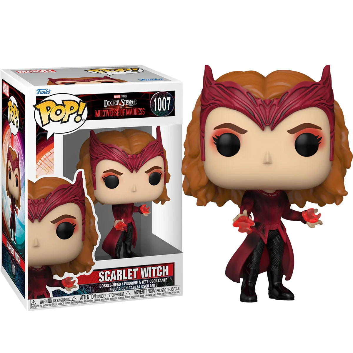 Funko Pop! Doctor Strange Multiverse of Madness Scarlet Witch - Figura da Collezione Vinyl Nerdscape