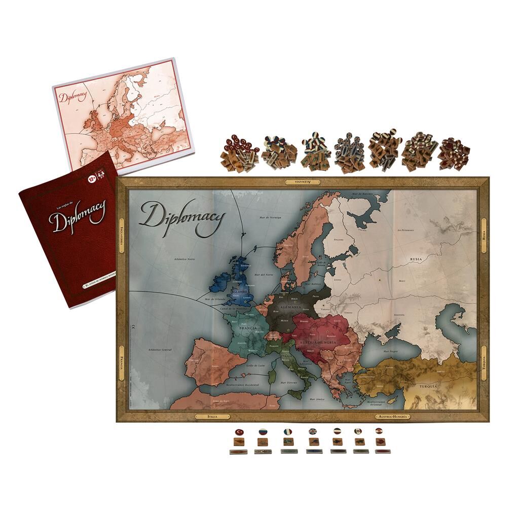Spanish Diplomacy board game Nerdscape