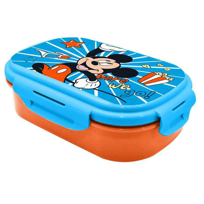 Disney Mickey lunch box 21x14x6cm BPA free dishwasher freezer microwave safe with cover