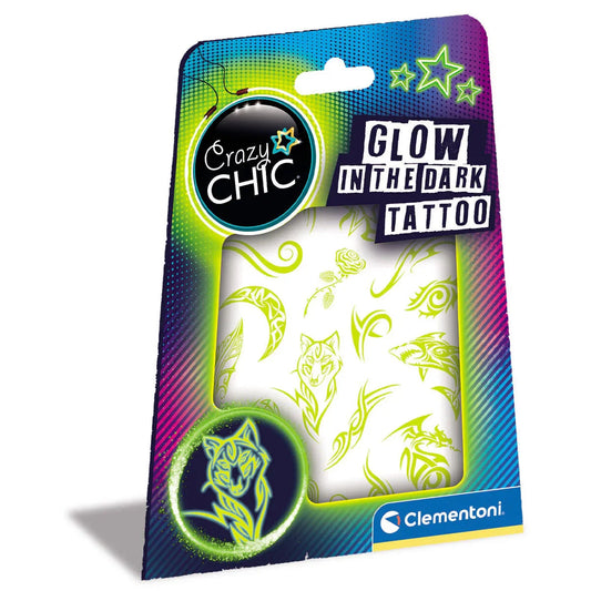 Crazy Chic Glow in the dark tattoos Nerdscape
