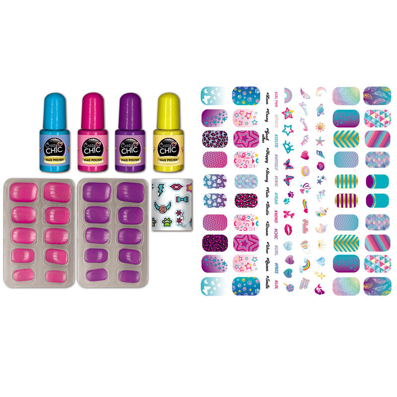 Crazy chic Glow in the dark nails Nerdscape