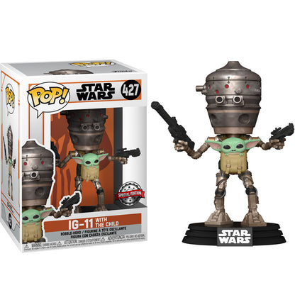 Set figures POP &amp; Tee Star Wars IG-11 With the Child Exclusive M