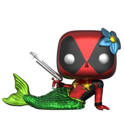 Set figure POP & Tee Marvel Deadpool Mermaid Exclusive L Nerdscape