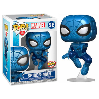 Funko Pop! Marvel Make a Wish Spiderman - Figura da Collezione Vinyl Nerdscape