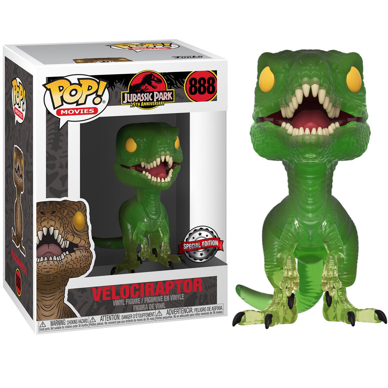 Set figure POP & Tee Jurassic Park Velociraptor Exclusive M - Nerdscape