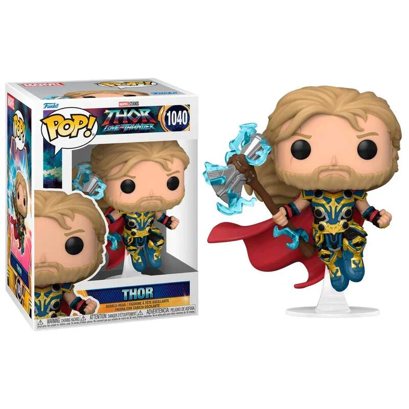 Funko Pop! Thor Love and Thunder Thor - Figura da Collezione Vinyl Nerdscape