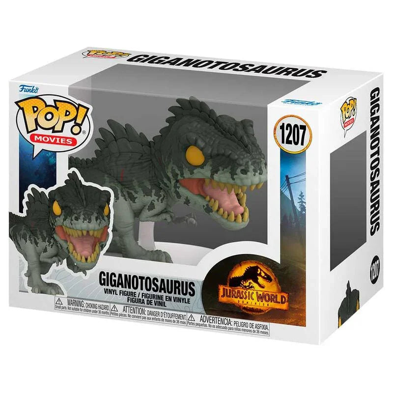 Funko Pop! Jurassic World Giganotosaurus - Figura da Collezione Vinyl Nerdscape