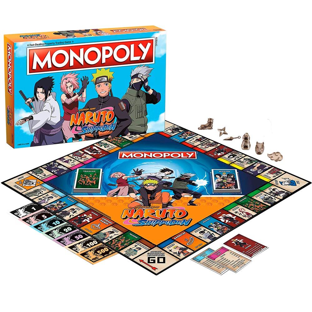 Spanish Naruto Shippuden monopoly game Nerdscape