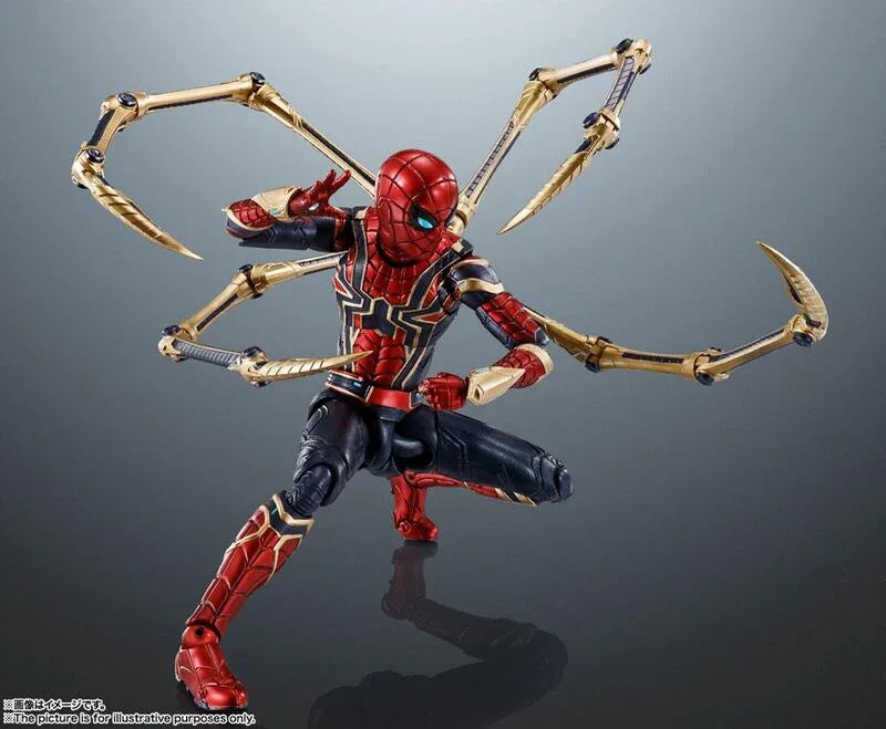 Marvel Spiderman No Way Home Iron Spiderman S.H. Figuarts 15cm Nerdscape