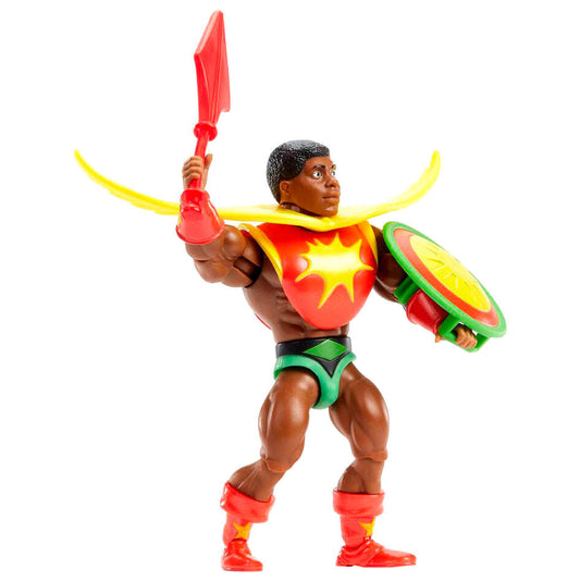Masters of the Universe Sun-Man Origins - Figura da Collezione 14cm - Nerdscape Nerdscape