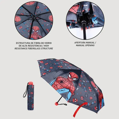 Marvel Spiderman manual folding umbrella 50cm Nerdscape