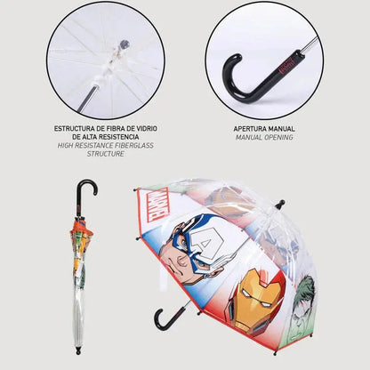Marvel Avengers bubble manual umbrella 45cm Nerdscape