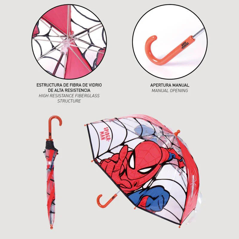 Marvel Spiderman bubble manual umbrella 45cm Nerdscape