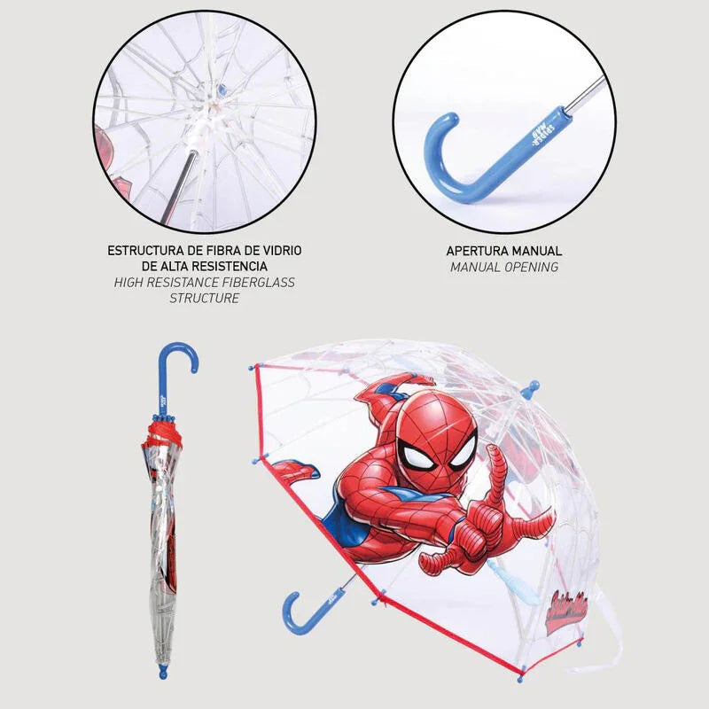 Marvel Spiderman bubble manual umbrella 45cm Nerdscape
