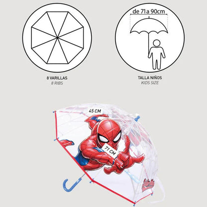 Marvel Spiderman bubble manual umbrella 45cm Nerdscape