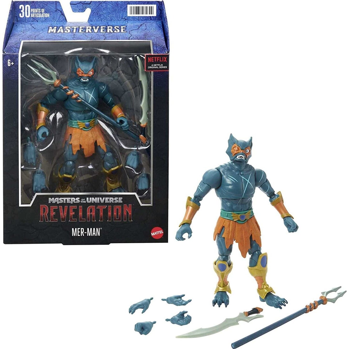 Masters of the Universe Mer Man Figura da Collezione 14cm - Nerdscape Nerdscape