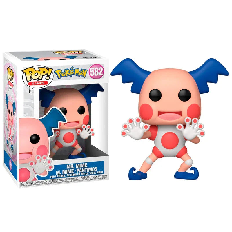 Funko Pop! Pokemon Mr. Mime - Figura da Collezione Vinyl Nerdscape