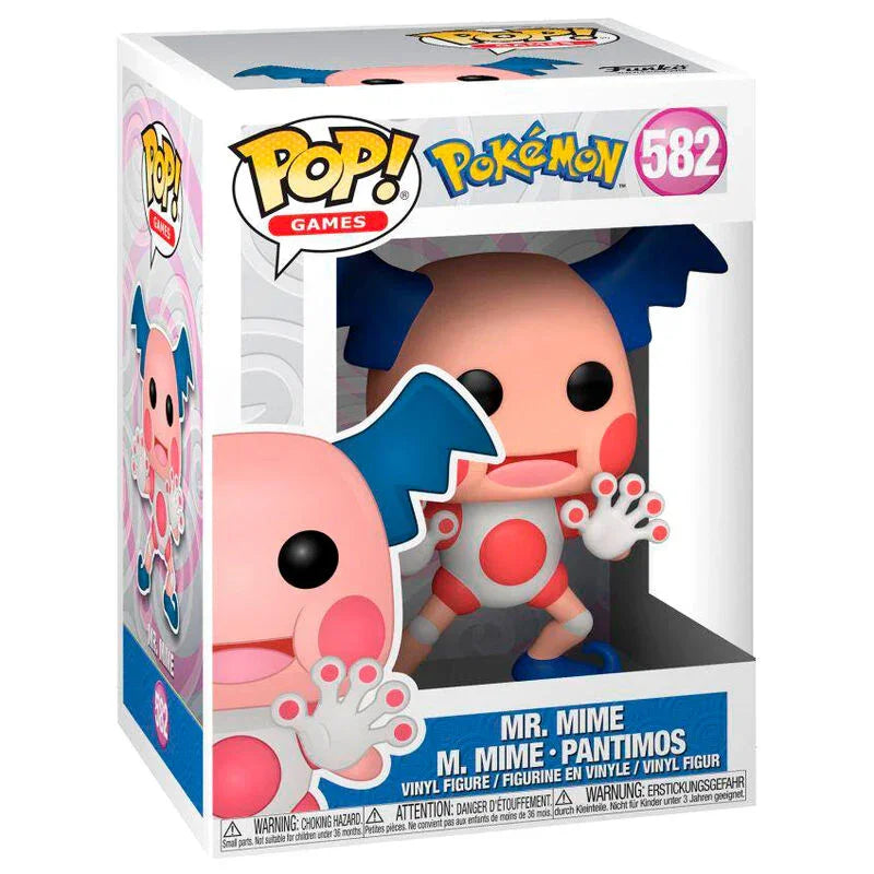 Funko Pop! Pokemon Mr. Mime - Figura da Collezione Vinyl Nerdscape
