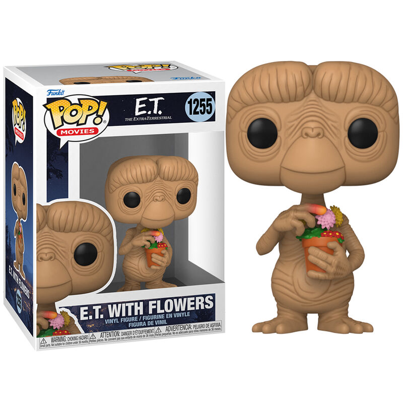 POP figure E.T. The Extra-Terrestrial 40th E.T Flowers Nerdscape