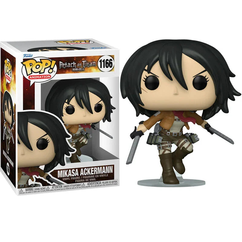 Funko Pop! Attack On Titan Mikasa Ackermann - Figura da Collezione Vinyl Nerdscape