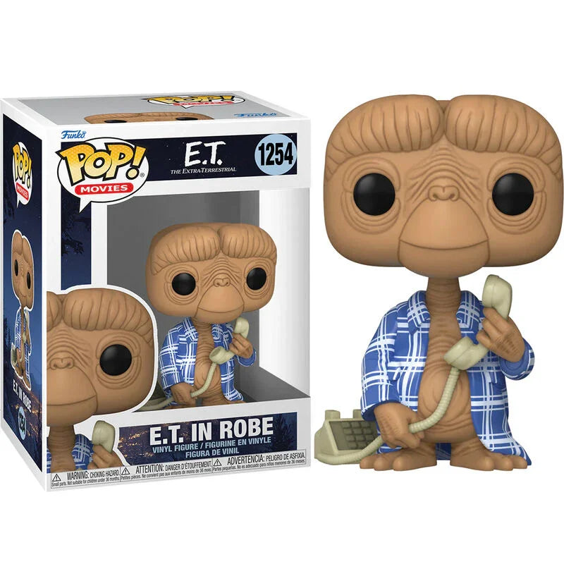 Funko Pop! E.T. The Extra-Terrestrial 40th E.T. in Robe - Figura da Collezione Vinyl Nerdscape