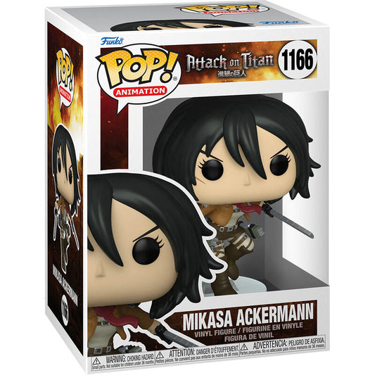 Funko Pop! Attack On Titan Mikasa Ackermann - Figura da Collezione Vinyl