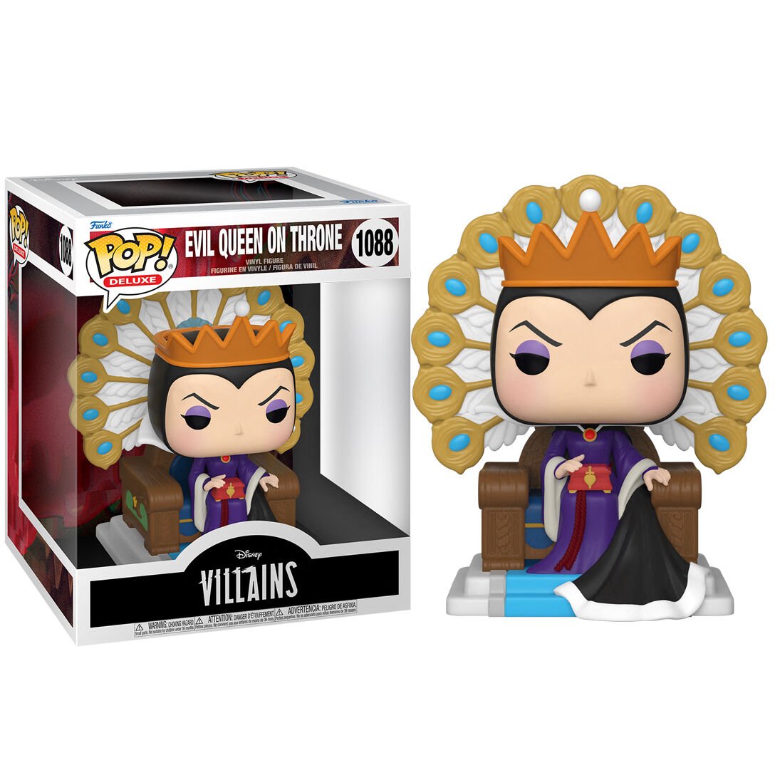 POP figure Disney Villains Evil Queen on Throne - Nerdscape