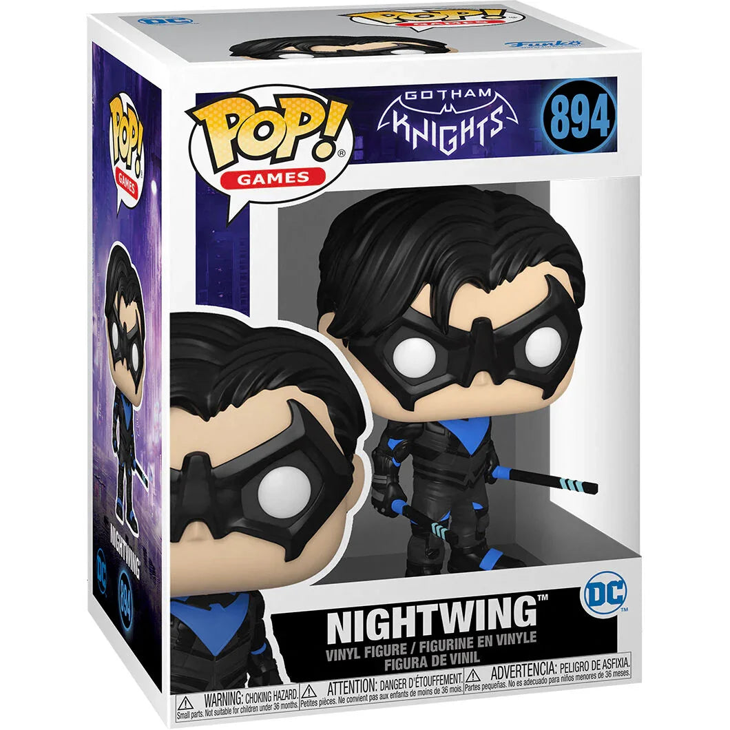 Funko Pop! DC Comics Gotham Knights Nightwing - Figura da Collezione Vinyl Nerdscape
