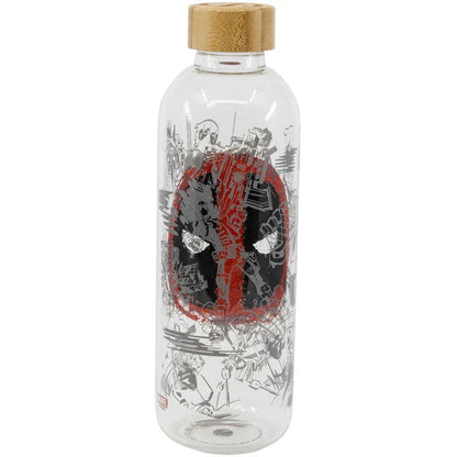 Marvel Deadpool glass bottle 1030ml Nerdscape